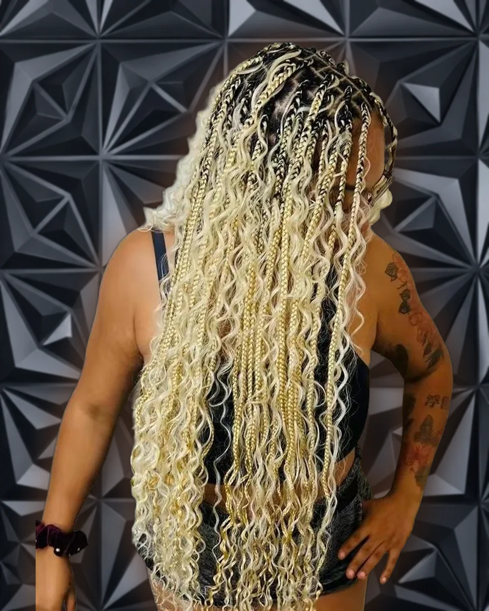 Bohemian Knotless Braids by Vani's Braids